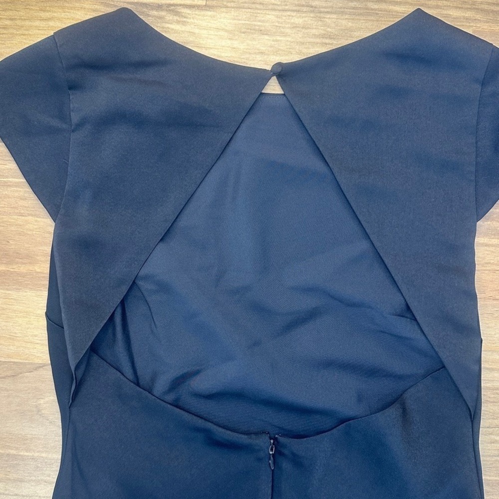 NEW WAYF Johanna Open Back Maxi Gown Black Size Small - Picture 7 of 11